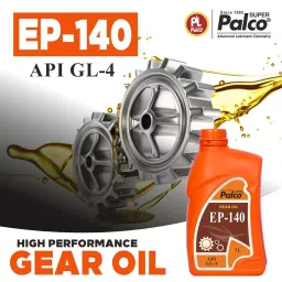 Palco Gear Oil 1 L Capacity GL-4 API EP-140 Clear Golden Natural image 5