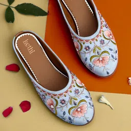 Kethi Fashion Women Embellished Party Mules Flats-picture-14
