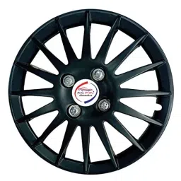 auto pearl Auto Pearl-Car Full Black Wheel Cover Caps Black 33.02 cm (13 Inch) Press Type Fitting Compatible with Redi Go image 2