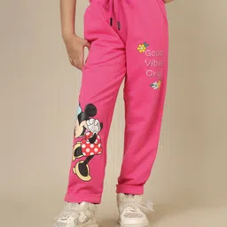 Kidsville Mickey & Friends Featuring Minnie Mouse Printed Pajama -Pink-image-89