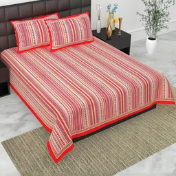 E Elma Unisex Red Bedsheets-picture-18