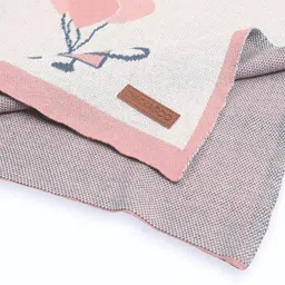 Chickaboo Organic cotton knitted AC comforter Piggy Puff image 2