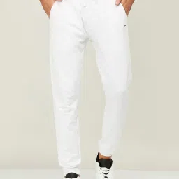 Fame Forever by Lifestyle White Regular Fit Joggers image 1