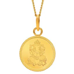 Kalyan Jewellers Women 24KT 999 Purity Lord Ganesh Gold Coin - 2 g-picture-20