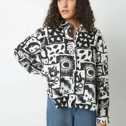 Vero Moda Black Printed Shirt-picture-31