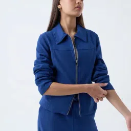 LOV by Westside Navy Solid Jacket-image-72