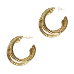 Joker & Witch Claudia Golden Hoop Earrings image 2