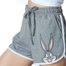 The Souled Store Grey Printed Shorts-image-43