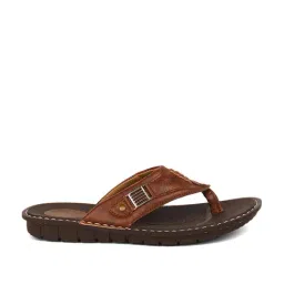 Bata Men's Cognac Thong Sandals-picture-42