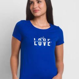 Spykar Blue Printed T-Shirt-picture-38