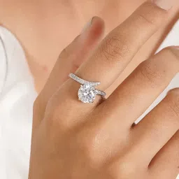 Joker & Witch Posie Silver Ring image 2