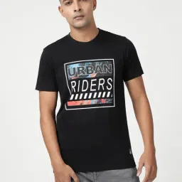 Lee Black Cotton Slim Fit Printed T-Shirt-picture-37