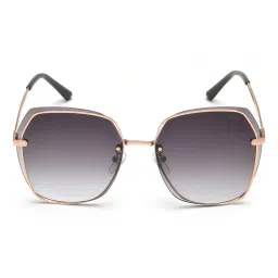 IRUS By IDEE Grey Square Sunglasses for Women image 2