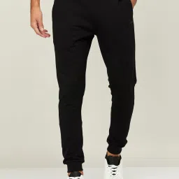 Fame Forever by Lifestyle Black Regular Fit Joggers image 1