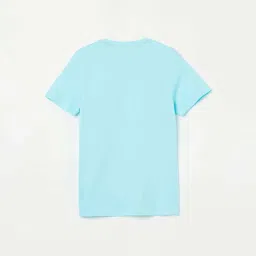 Fame Forever by Lifestyle Kids Blue Cotton Printed T-Shirt image 2