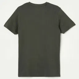 Fame Forever by Lifestyle Kids Olive Cotton Printed T-Shirt image 2