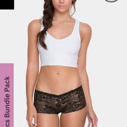 SweetFlirt Enterprises Women 2Pc Lace Thong Panty-image-99