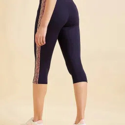 Sweet Dreams Navy Cotton Capris image 2