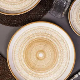 Servewell White Printed Dinner Plates-picture-11