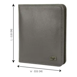 Baggit Grey Solid Card Holder image 2