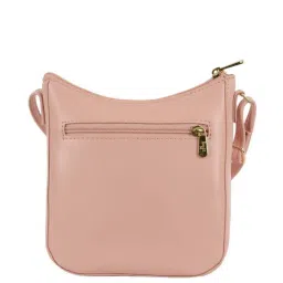 Baggit Dusty Pink Solid Small Sling Handbag image 2