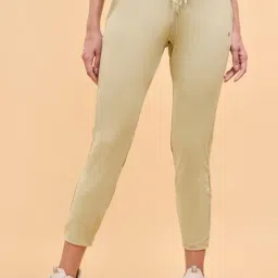 Enamor Elm Green Mid Rise Sports Track Pants-picture-34