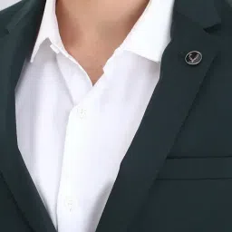 Allen Solly Green Slim Fit Two Piece Suit image 4