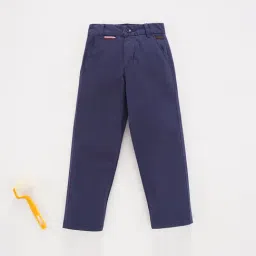 Ed-a-Mamma Kids Navy Solid  Trousers-picture-30