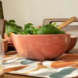 Ellementry Rustic Reef Rust Ceramic Serving Bowl (2.5 L) image 3