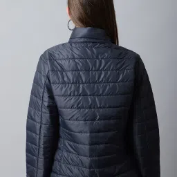 Cantabil Navy Quilted Jacket image 2