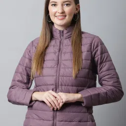 Cantabil Purple Quilted Jacket image 1