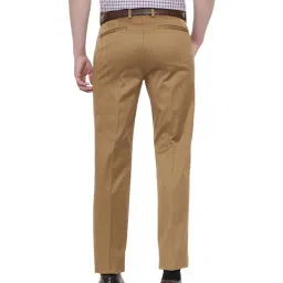 Louis Philippe Khaki Mid Rise Trousers image 2