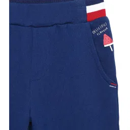 Under Fourteen Only Kids Navy Solid Pants image 3