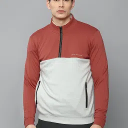Louis Philippe Multicolor Mock Collar Sweatshirt image 1