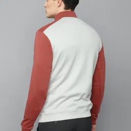 Louis Philippe Multicolor Mock Collar Sweatshirt image 2
