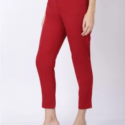 Cantabil Maroon Elasticated Pants image 3