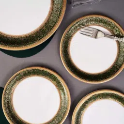 Servewell White Printed Dinner Plates-picture-41