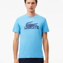 Lacoste Blue Regular Fit Printed Sports T-Shirt-picture-11