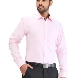 Park Avenue Pink Slim Fit Shirt image 4