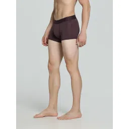 Puma Purple Cotton Regular Fit Printed Trunks image 3