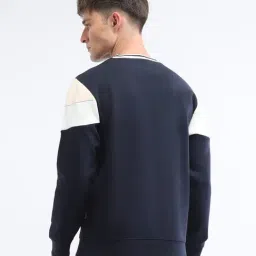 u.s. polo assn. Uspa Active Blue Cotton Regular Fit Logo Printed Sports Sweatshirt image 2