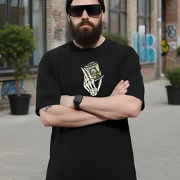 KAIDO Men Printed Drop-Shoulder Sleeves T-shirt-picture-25