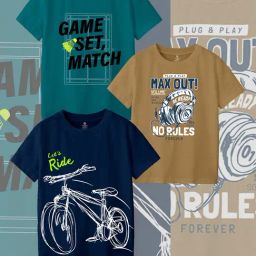Codez Kids Multicolor Printed T-Shirt (Pack Of 3)-picture-25