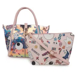 Magnolia Multicolor Printed Tote image 2