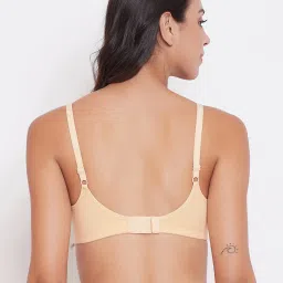 Clovia Beige Non Wired Non Padded Full Coverage Bra image 2