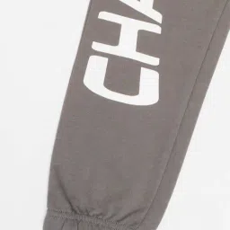 Pantaloons Junior Boys Granite Gray Printed Joggers image 4