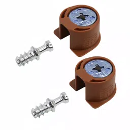 Ebco Shelf Cam Brown Finish, Size 20 mm for Connecting Shelves And Sides Of Cabinets, SFC2 (Set of 2)-picture-21