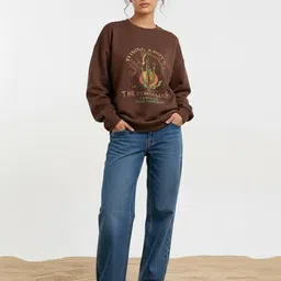 The Roadster Lifestyle Co Printed Oversized Round Neck Full Sleeve Sweatshirt-picture-27