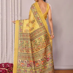 KALINI Floral Silk Blend Saree image 4