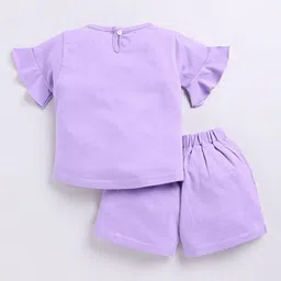 CERABI Girls Printed Top with Shorts image 3